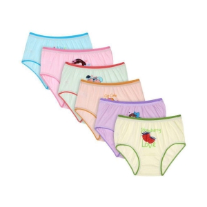 Bodycare Kids Girls Printed Panty Pack Of 6 - None