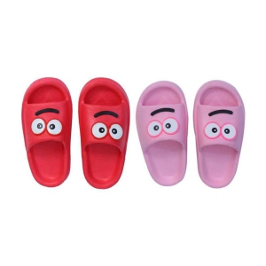 OLIVE OPS - Boys & Girls Slip On Slipper Flip Flop ( Pack of 2 ) - None