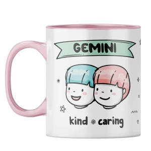 Gemini Coffee Mug-Pink