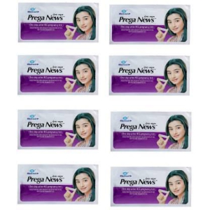 PREGANEWS at home one step urine HCG Digital Pregnancy Test Kit (8 Tests)