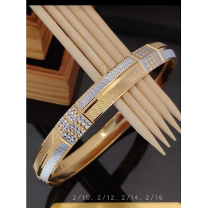 Casual Design Gold & Silver Men Kada Bracelate-2.14