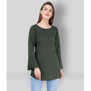 saakaa-green-rayon-womens-tunic-pack-of-1-l