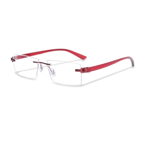 redex-rectunglar-unisex-maroon-color-rimless-frame-progressive-lens