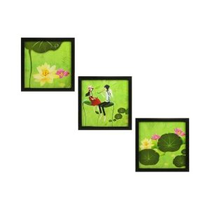 Indianara Kids DÃ©cor Synthetic Painting With Frame