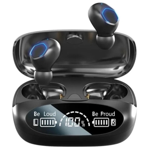 VERONIC Power Bluetooth True Wireless (TWS) In Ear 30 Hours Playback Powerfull bass,Fast charging IPX4(Splash & Sweat Proof) Multicolor