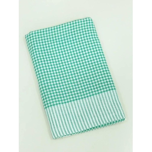 Cotton Thorth Towel - Set of 4 Pieces-Cotton / Green & White