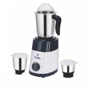 elina-500w-mixer-grinder-3-jars-liquidizing-jar-125l-wet-grinding-08l-chutney-jar-04l-isi-certified-304-grade-ss-blade-3-speed-with-whip-1-year-warranty