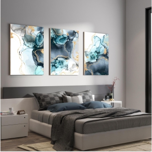 abstract-blue-and-gold-wood-print-wall-art-set-of-3-23-x-35-inches-each-birchwood-thickness-12mm