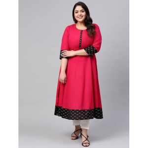 estela-red-cotton-blend-womens-anarkali-kurti-pack-of-1-none