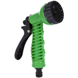 HOMETALES 7 Pattern High Pressure Car Bike Garden Hose Nozzle Water Spray Gun ( Pack Of 1)