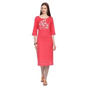 alena-red-linen-womens-straight-kurti-s