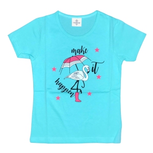 GIRLS T SHIRTS-7-8 Years / Light green