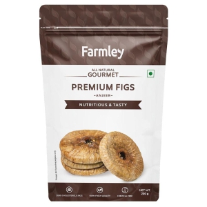 Farmley Premium Afghani Dried Anjeer - 200g Rich Source of Vitamins Dietary Fiber Figs Dry Fruits