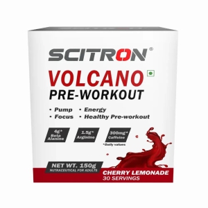 Scitron Volcano Pre Workout + Free Scitron X Nutriride T-Shirt-Cherry Lemonade / 30 Servings