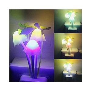 Everbuy Automatic Sensor Mushroom Decorative Light Night Lamp Multi Night Lamp Multi - Pack of 1