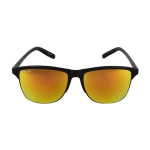 Creature - Black Rectangular Sunglasses ( Pack of 1 ) - Medium