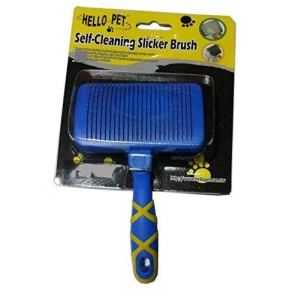 AdiDog Hello Pet Self Cleaning Slicker Brush Large