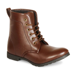 Commander - Brown Womens Ankle Length Boots - None
