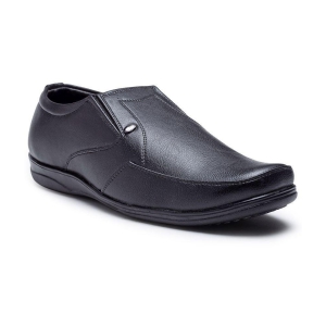 Action - Black Mens Slip On Formal Shoes - None