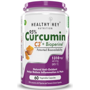 HEALTHYHEY NUTRITION Curcumin With Bioperine Capsule 1310 mg