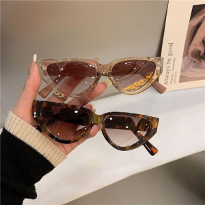 New Cat Eye Frame Sunglasses Trendy Casual Street Photography Sunglasses for Women-Leopard