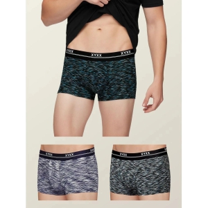 XYXX - Multicolor Modal Mens Trunks ( Pack of 3 ) - None