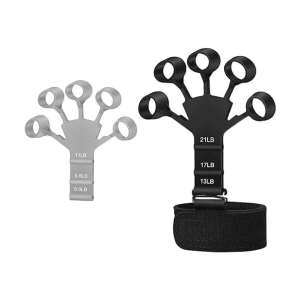 Premium Finger Strengthener 2 Pack Forearm Finger Exerciser Hand Strengthener Yoga Hand Resistance Finger Expander, Hand Strengthening Equipment - Multi Color