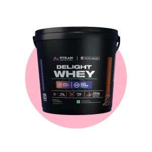 Fitrain Nutrition Delight Whey Protein-4 Kg / Irish Chocolate