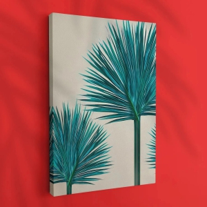 Tropical Leaves With BOHO Vibes-Luxe (20 X 30 Inches) / Canvas / Gallery Wrap