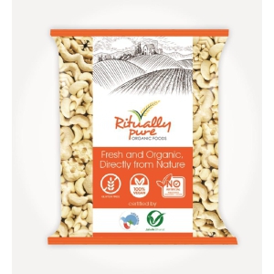 Ritually Pure 100% Organic | Natural & Organic Dry Fruits | Kaju (Cashew) | 500 Gm Pack