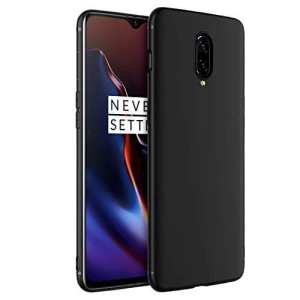 OnePlus 7 Back Cover Case Matte Soft - Black