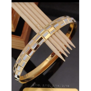 Classic Design Gold & Silver Men Kada Bracelate-2.16