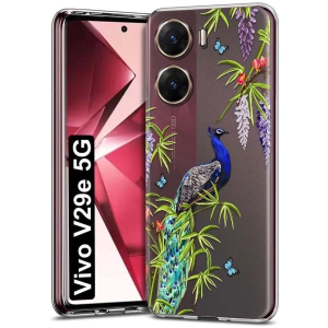 Fashionury Multicolor Printed Back Cover Silicon Compatible For Vivo V29e ( Pack of 1 )