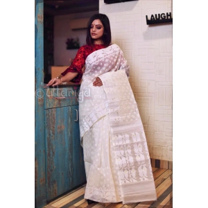 bangladeshi-white-maslin-jamdani-saree