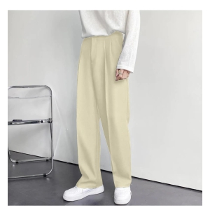 Timeless Comfort: Bwolves Korean Baggy Loose Fit Pants in Pearl Color.-38