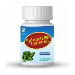 xovak pharmtech Organic Spinach Capsule 60 gm Pack Of 1