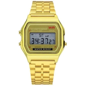 acnos Gold Stainless Steel Analog Mens Watch