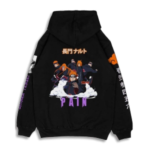 SIX PATHS OF PAIN ANIME Regular Fit Hoodie-S