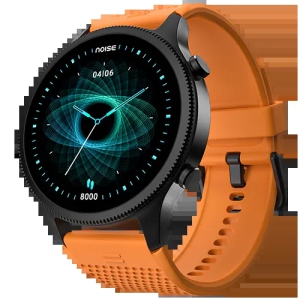 NoiseFit Halo 1.43 AMOLED Display, Bluetooth Calling Round Dial Smart Watch Fiery Orange