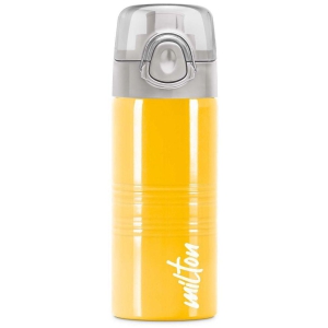 Milton Vogue 500 Stainless Steel Water Bottle, 490 ml, Yellow - Yellow