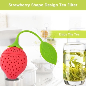 Strawberry Shaped Tea Strainer-Free Size