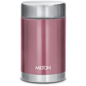 Milton Cruet 550 Thermosteel Hot and Cold Soup Flask, 515 ml, Pink - Pink