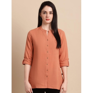 pistaa-rust-cotton-womens-shirt-style-top-pack-of-1-none