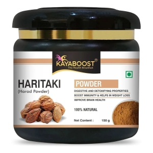 KAYABOOST Harad Powder - Haritaki Fruit Powder, Terminalia Chebula, Natural (150 g)