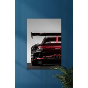 Black Porsche 911 GT3 RS | SOLID CARS #01 | CAR POSTERS-13X19