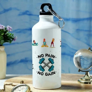 Modest City Beautiful Gym Design Sports Water Bottle 600ml Sipper (No Pain No Gain)