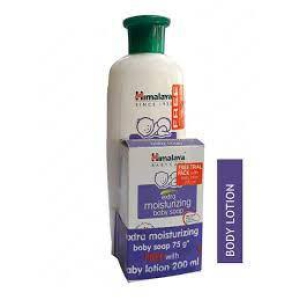 Himalaya Baby Lotion 200ml + Free Baby Soap