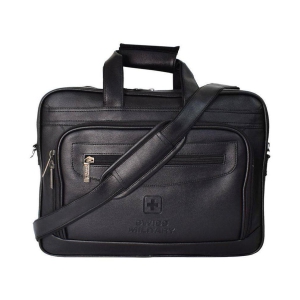 Swiss Military PLB1 Black P.U. Office Bag