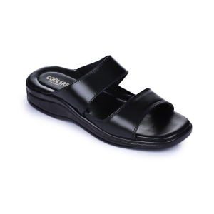 Liberty - Black Leather Daily Slipper - 8