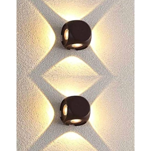 DAJUBHAI Yellow Up & Down Light Lamp ( Pack of 2 )